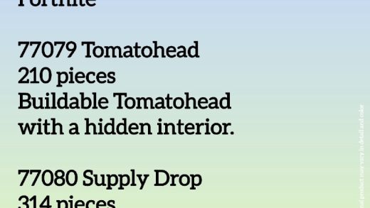 fortnitexlego hugscaveset 520x293 - Fortnite X LEGO: подтверждённый список из четырёх наборов 2026