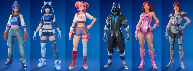 skiny3940 800x296 - Сливы обновления v39.40 фортнайт &ndash; Вторая волна KPOP:DH, День влюбленных и коллаборации